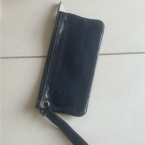 HOBO patent leather wristlet